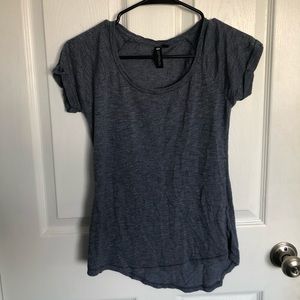 navy blue basic tee